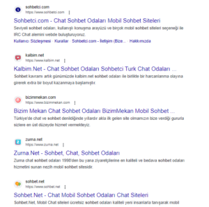 Sohbet Odaları Isimleri